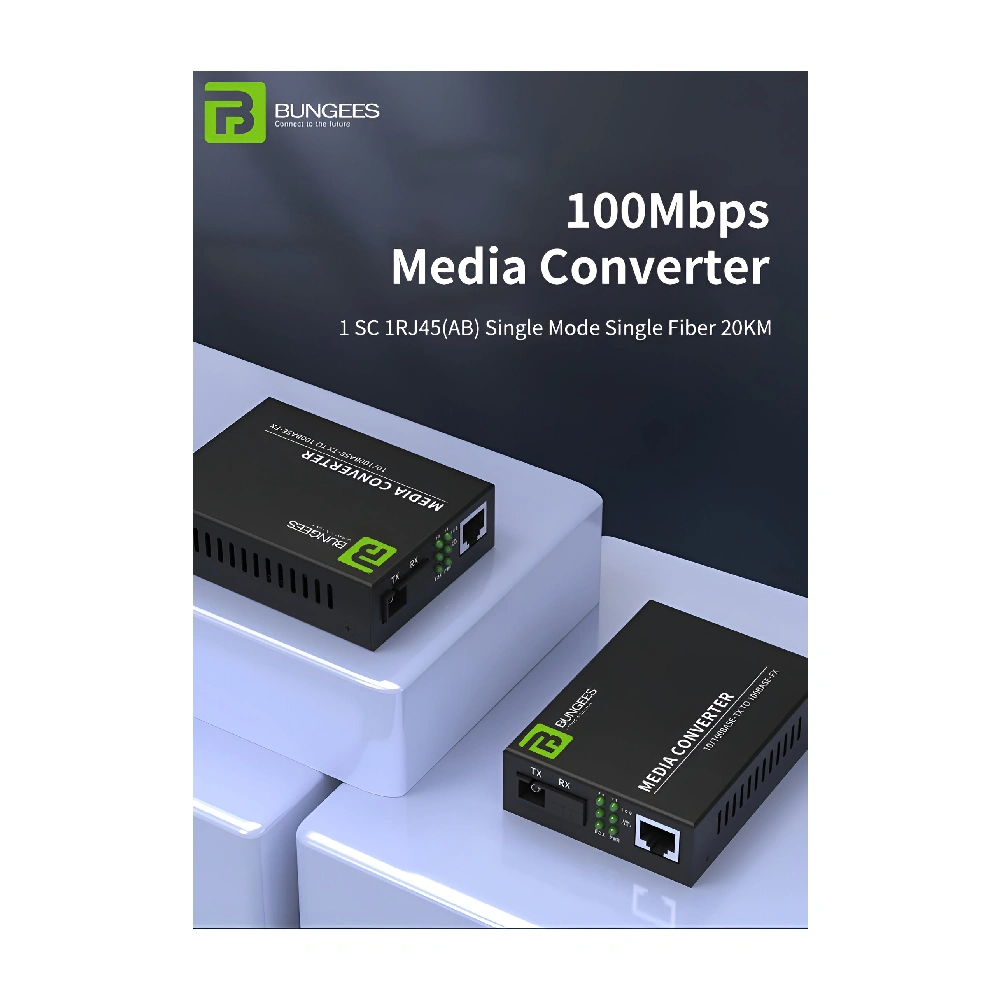 Bungees Fiber Media Converter Pair 10/100 view 6